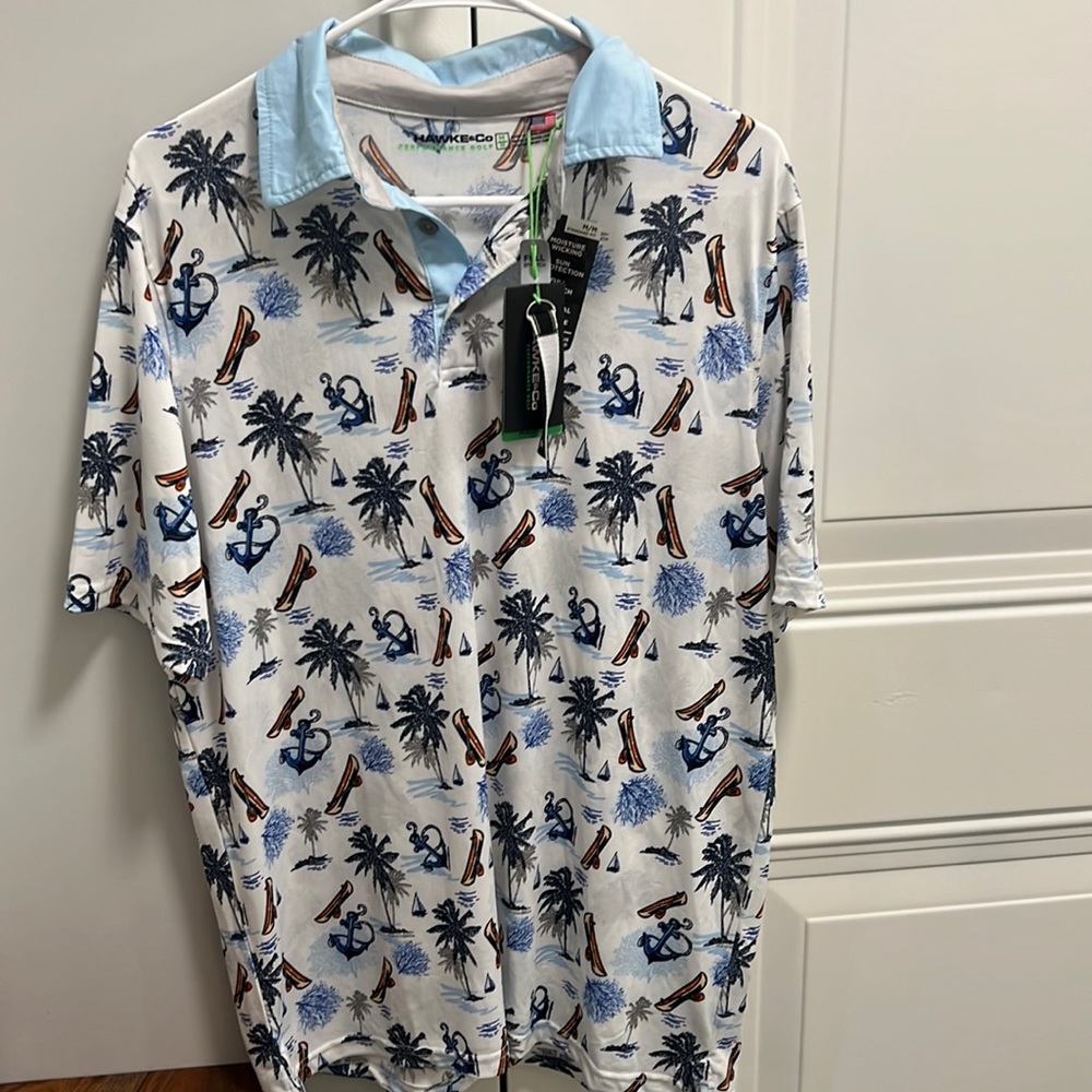 Brand new size Medium Hawke & Co Performance Golf Polo